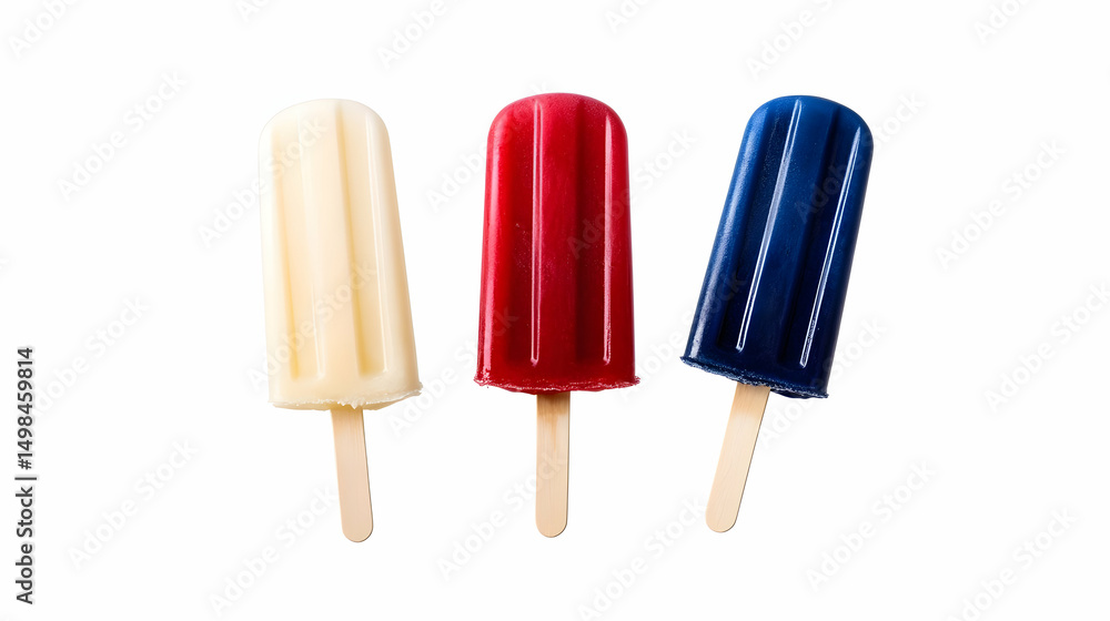 delicious chocolate ice cream bars on sticks, isolated on a white background, a sweet frozen summer dessert delicious chocolate ice cream bars on sticks, isolated on a white background, a sweet frozen summer dessert