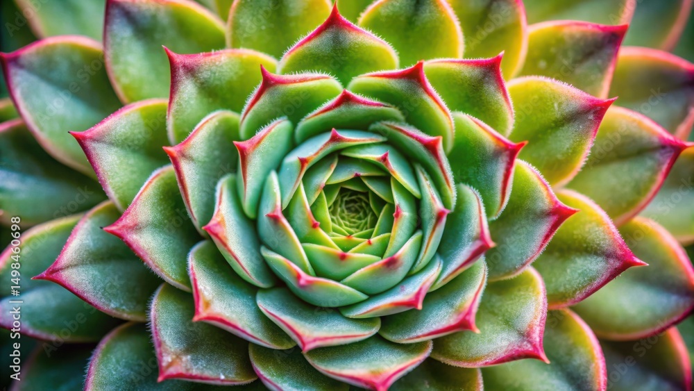 Colorful Succulent Plant with Intricate Patterns and Textures Colorful Succulent Plant with Intricate Patterns and Textures