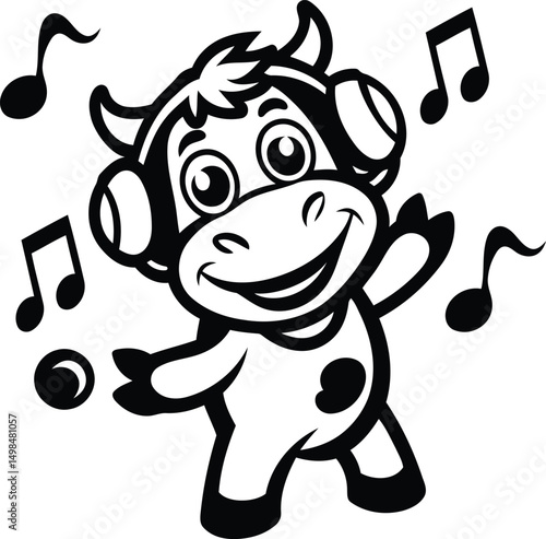 Cute and cartoon style animals vector, Premium quality animals vector illustration design, Stylish cartoon silhouette and line art vector design