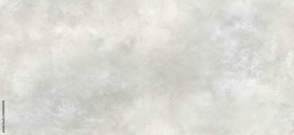 Fototapeta premium Creamy plaster wall texture Gray distressed backdrop - Seamless , pattern , background , tile