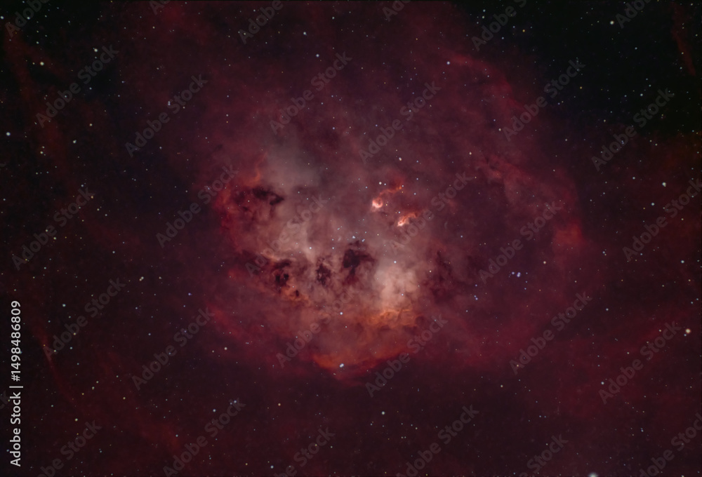 Fototapeta premium Tadpoles Nebula from Sachuest Point