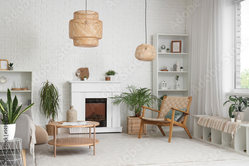 Interior of living room wit...