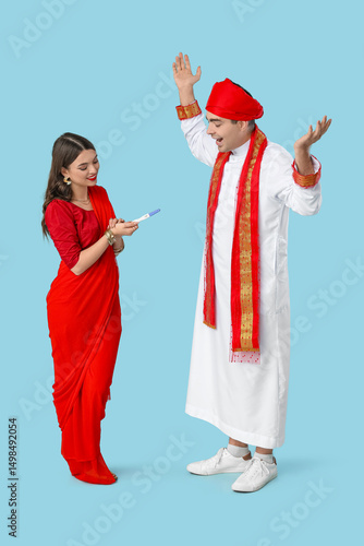 Beautiful Indian couple wit...