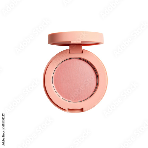 Peach Blush Compact Powder in Open Lid