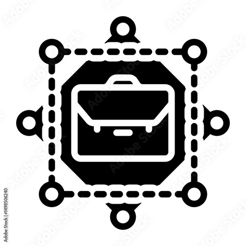spreading icon, glyph icon style