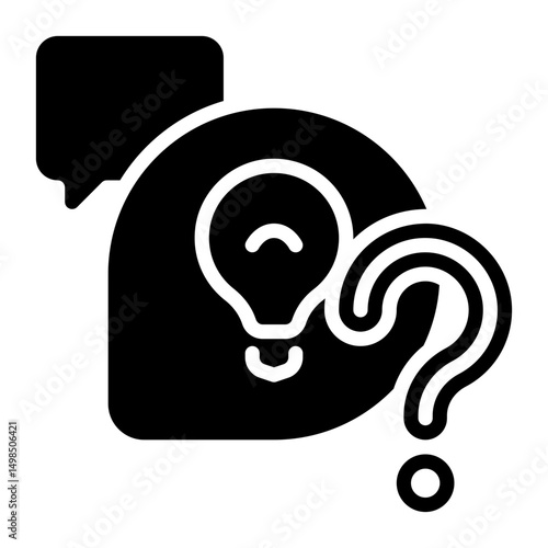 consult icon, glyph icon style