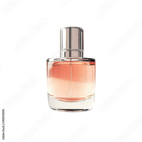 Elegant Amber Perfume Bottle Mockup