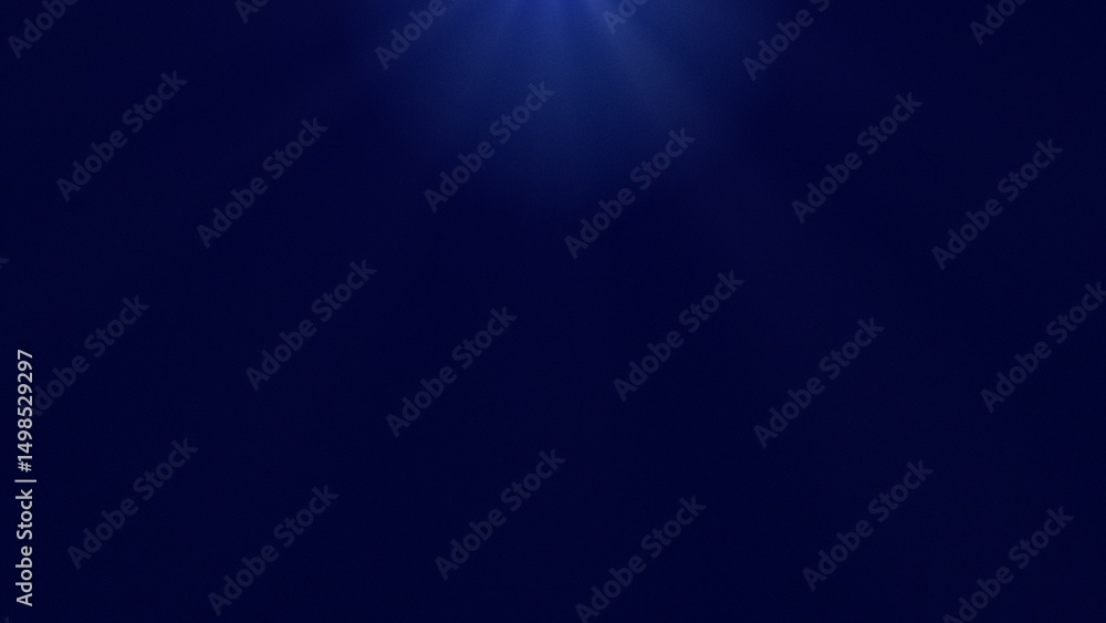 Obraz premium 「深い青に広がる光の抽象背景｜幻想的な輝きと放射光エフェクト」
