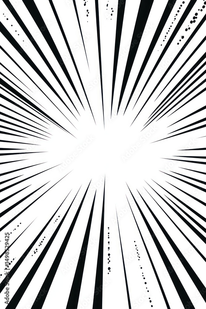 Obraz premium Dynamic comic explosion background