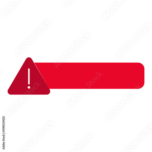 Red Warning Alert Frame