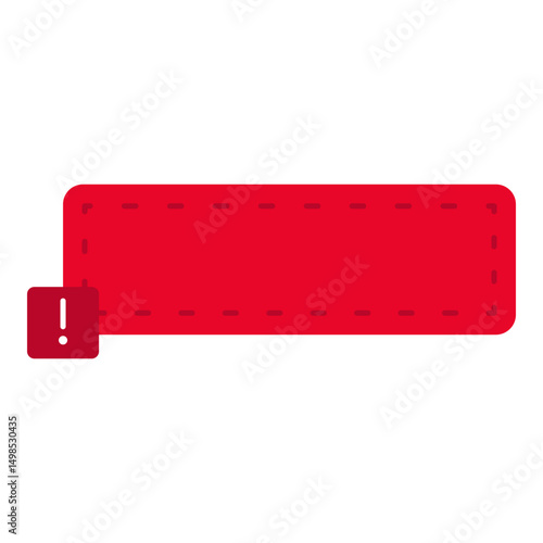 Red Warning Alert Frame
