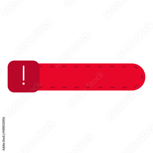 Red Warning Alert Frame