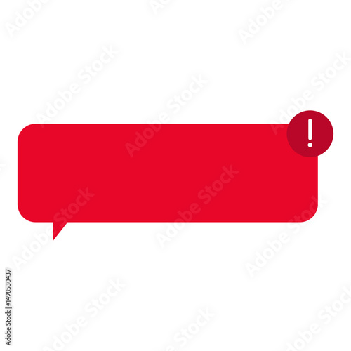 Red Warning Alert Frame