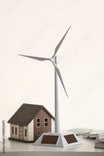Wind turbine model and hous...
