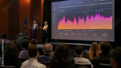 A conference presentation slide showing the rise of cryptocurrencies over the last decade.