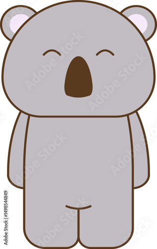 Adorable Animal Cartoon Character Element