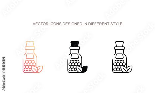 Homeopathy icon design with white background stock illustration