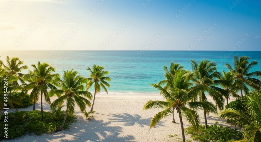 Fototapeta premium Tropical Beach Paradise
