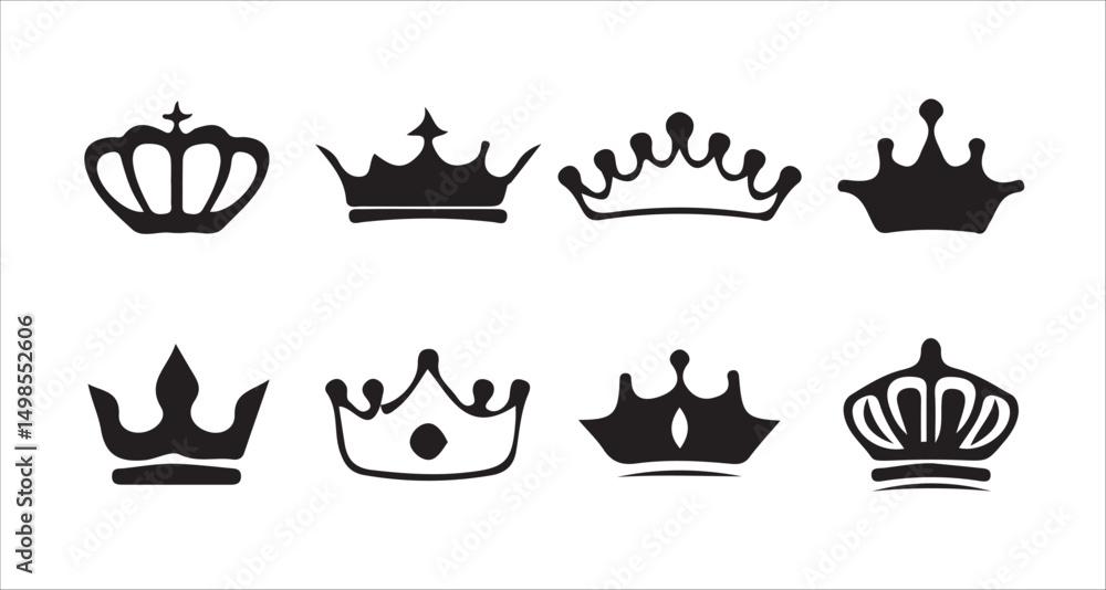 Simple Crown Vector for Noble Awards Simple Crown Vector for Noble Awards