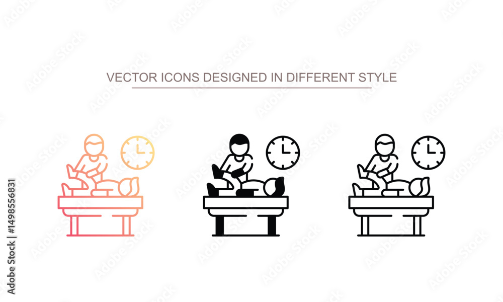 Therapy icon design with white background stock illustration Therapy icon design with white background stock illustration