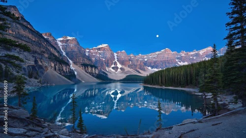 Wallpaper Mural snow covered mountains Torontodigital.ca