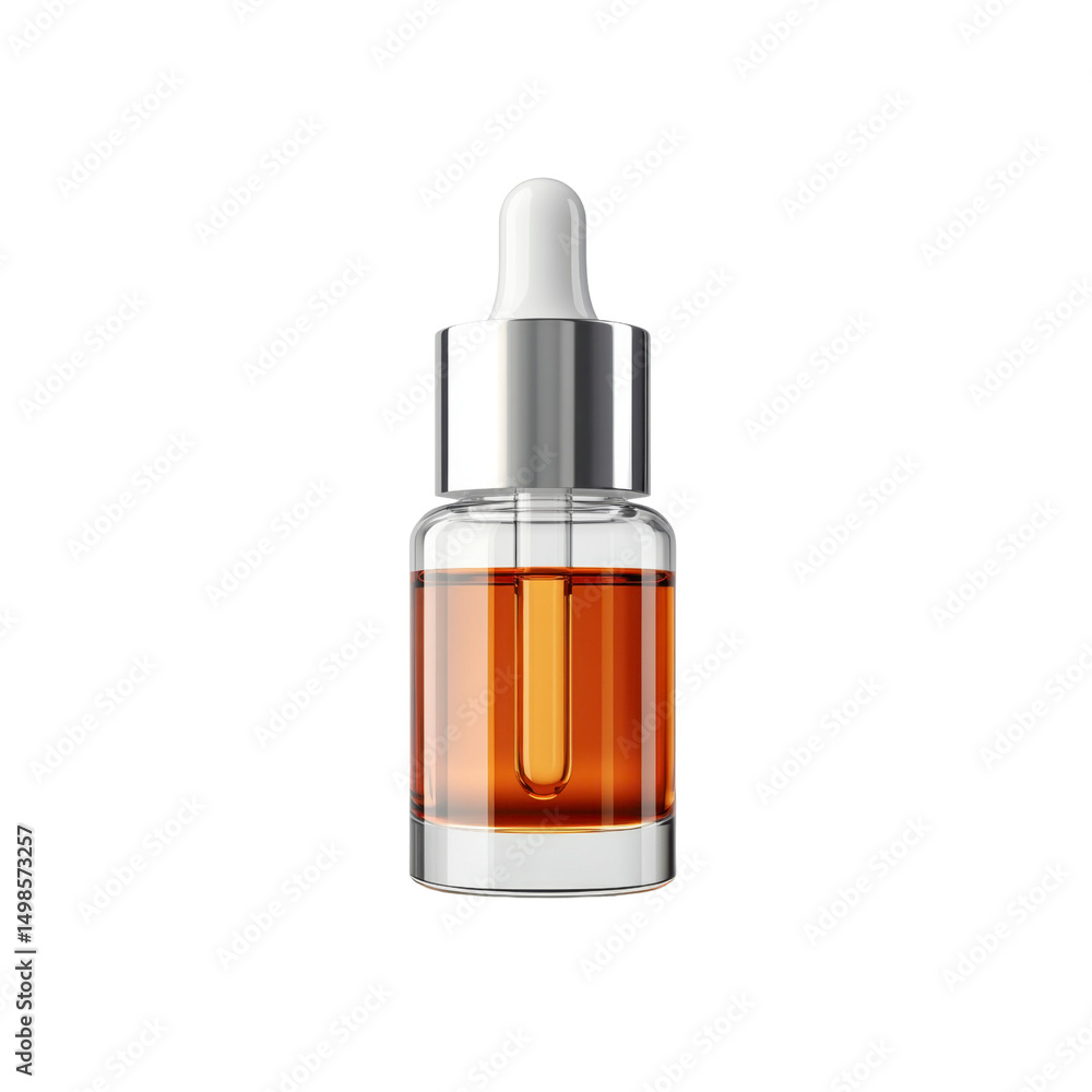 Amber Essential Oil in Glass Dropper Bottle Amber Essential Oil in Glass Dropper Bottle
