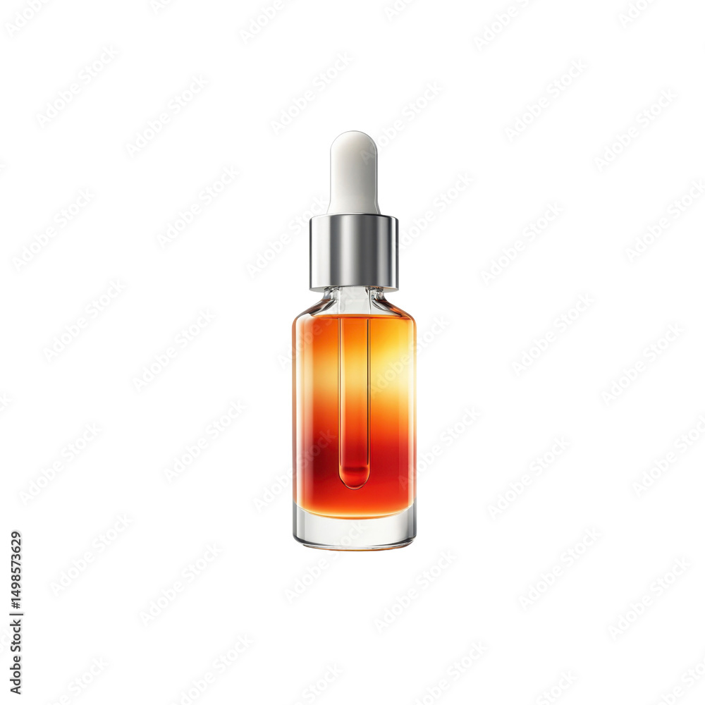 Amber Essential Oil in Glass Dropper Bottle Amber Essential Oil in Glass Dropper Bottle