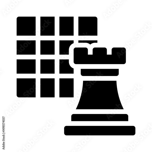 chessboard glyph icon