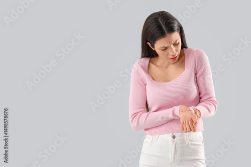 Young woman suffering from ...