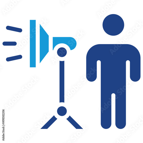 Studio Lighting Setup Icon
