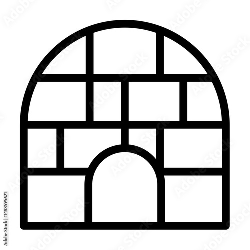 igloo line icon