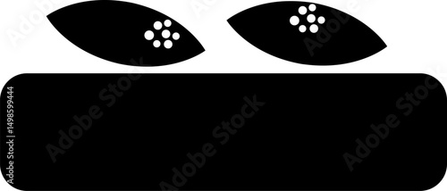 Rounded Filled Bed Icon