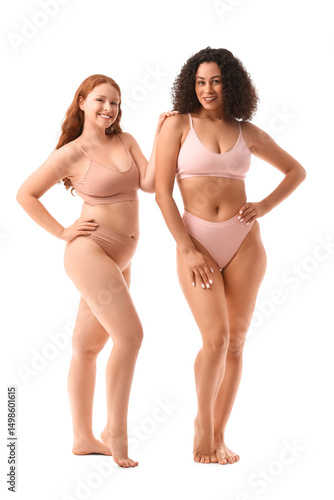 Young body positive women i...