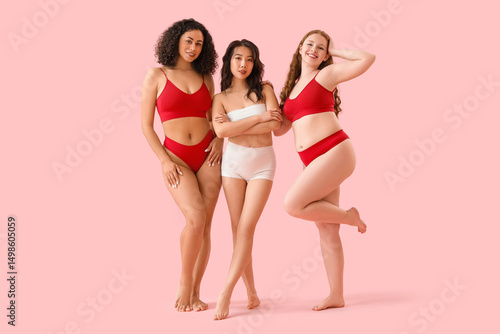 Young body positive women i...