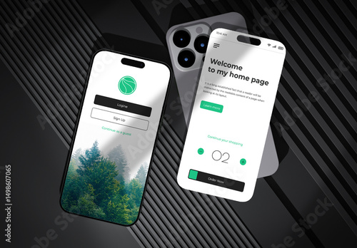 Phone Screen Mockup Design
