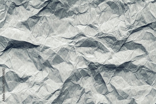 Wallpaper Mural Crumpled Gray Paper Texture Torontodigital.ca