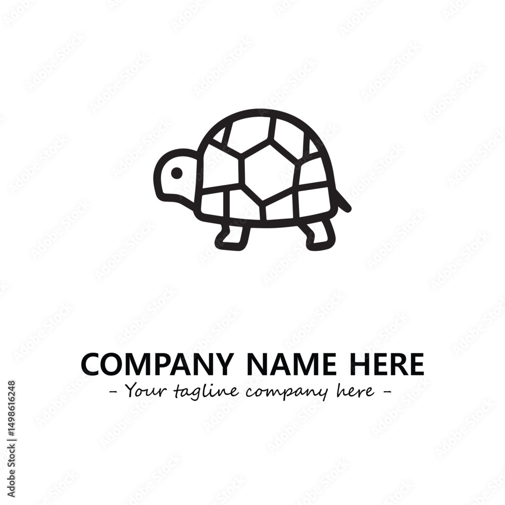 Fototapeta premium Turtle logo design vector illustration