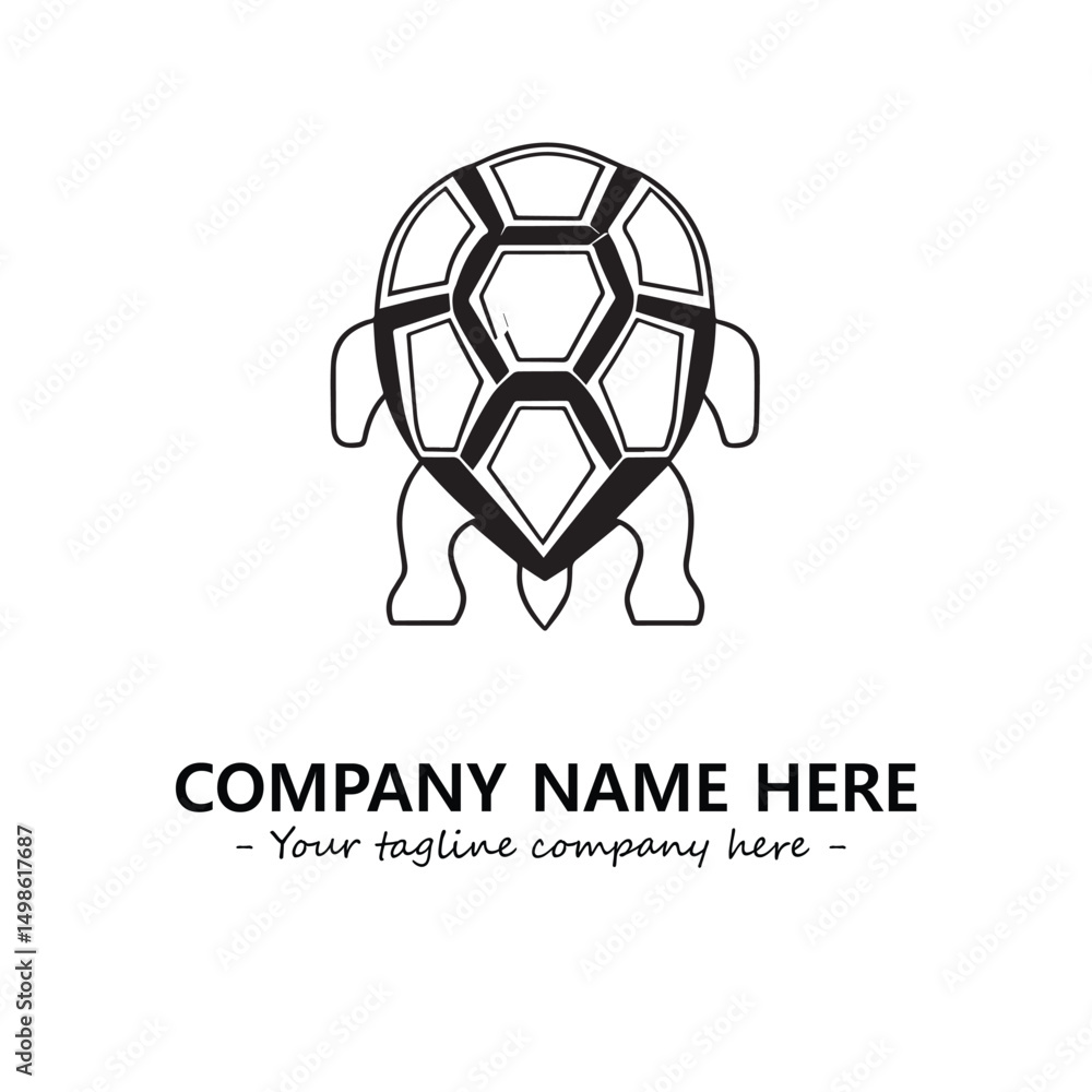 Obraz premium Turtle logo design vector illustration