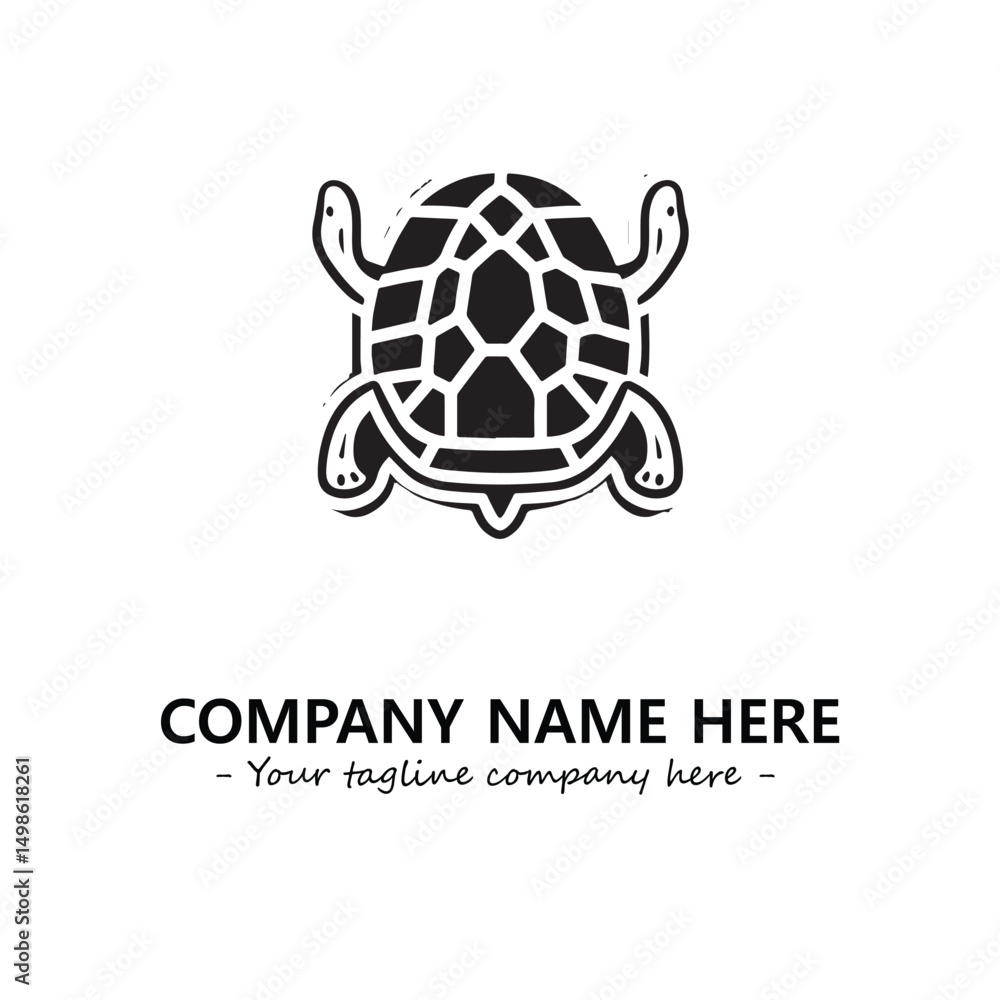 Fototapeta premium Turtle logo design vector illustration