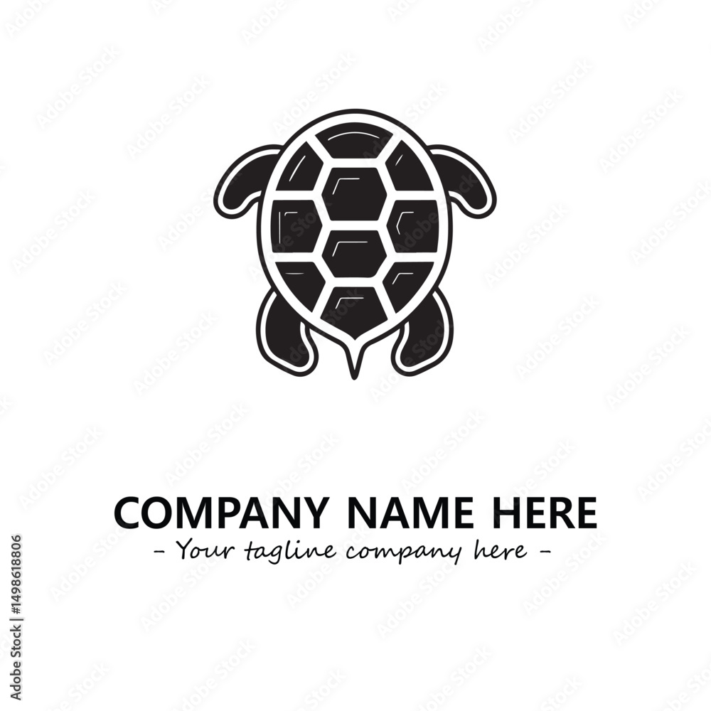 Fototapeta premium Turtle logo design vector illustration