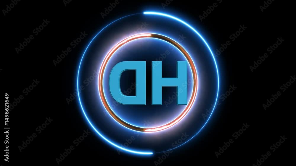 Television screen displaying HD Television screen displaying HD