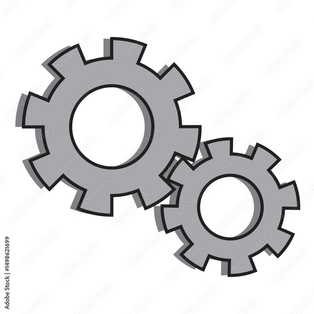 3d gear wheels icon 3d gear wheels icon