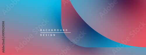 Abstract gradient background. Blue, pink hues blend smoothly. Minimalist design features text background design. Modern aesthetic, vibrant colors.