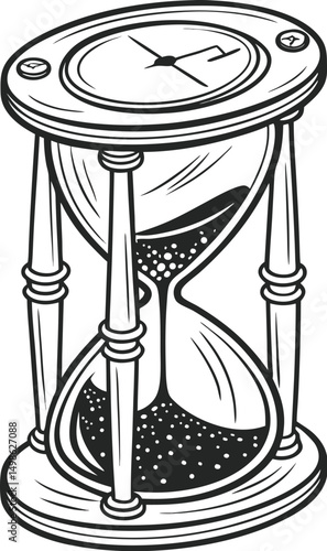 Vintage Hourglass Design