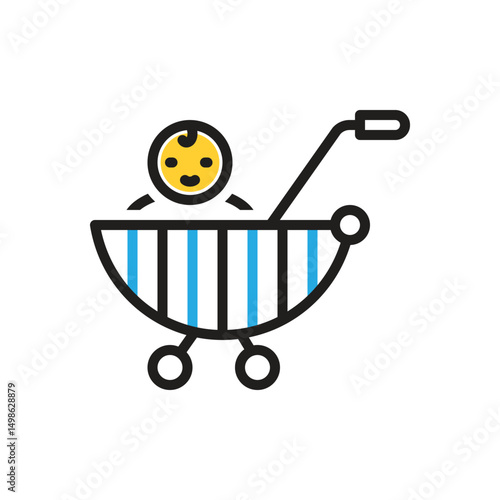 Multi color icon for child