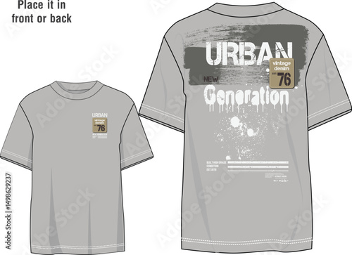 Urban typography hipster street art, art, graffiti slogan print, Urban grunge design, typography street art, t shirt graphics print Tee design, Grunge quote typography. graphic tees art, Tee.eps8