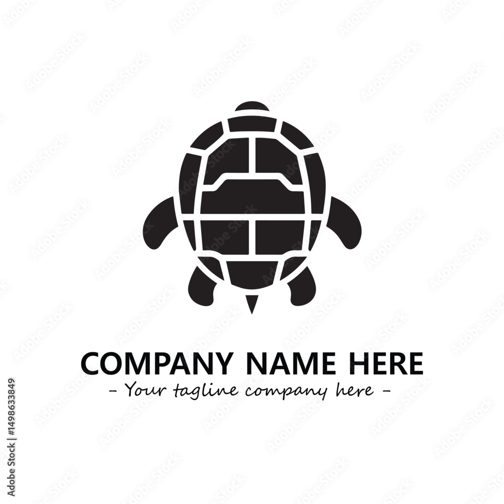 Obraz premium Turtle logo design vector illustration