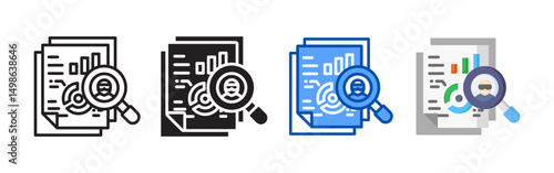 Fraud icon set bundle. Multi style icon collection perfect for websites, apps, and presentations. Simple vector icon collection