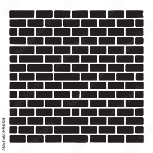 Classic Brick Wall Vector Seamless Pattern for Backgrounds Design
