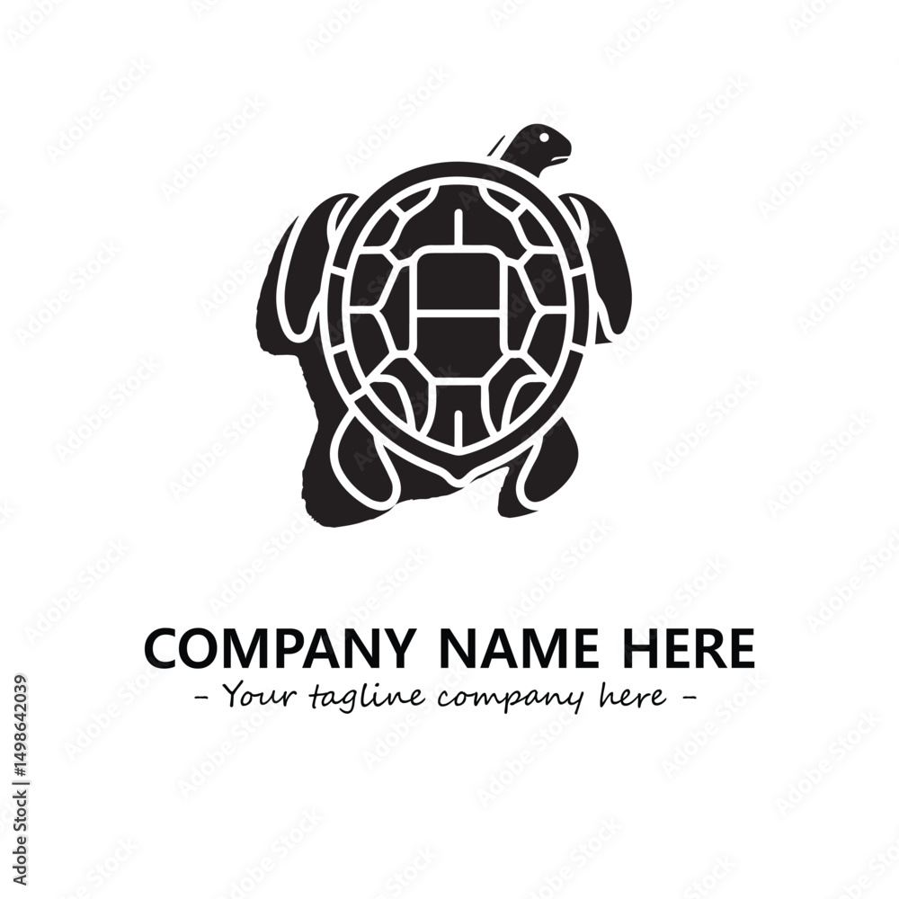 Obraz premium Turtle logo design vector illustration